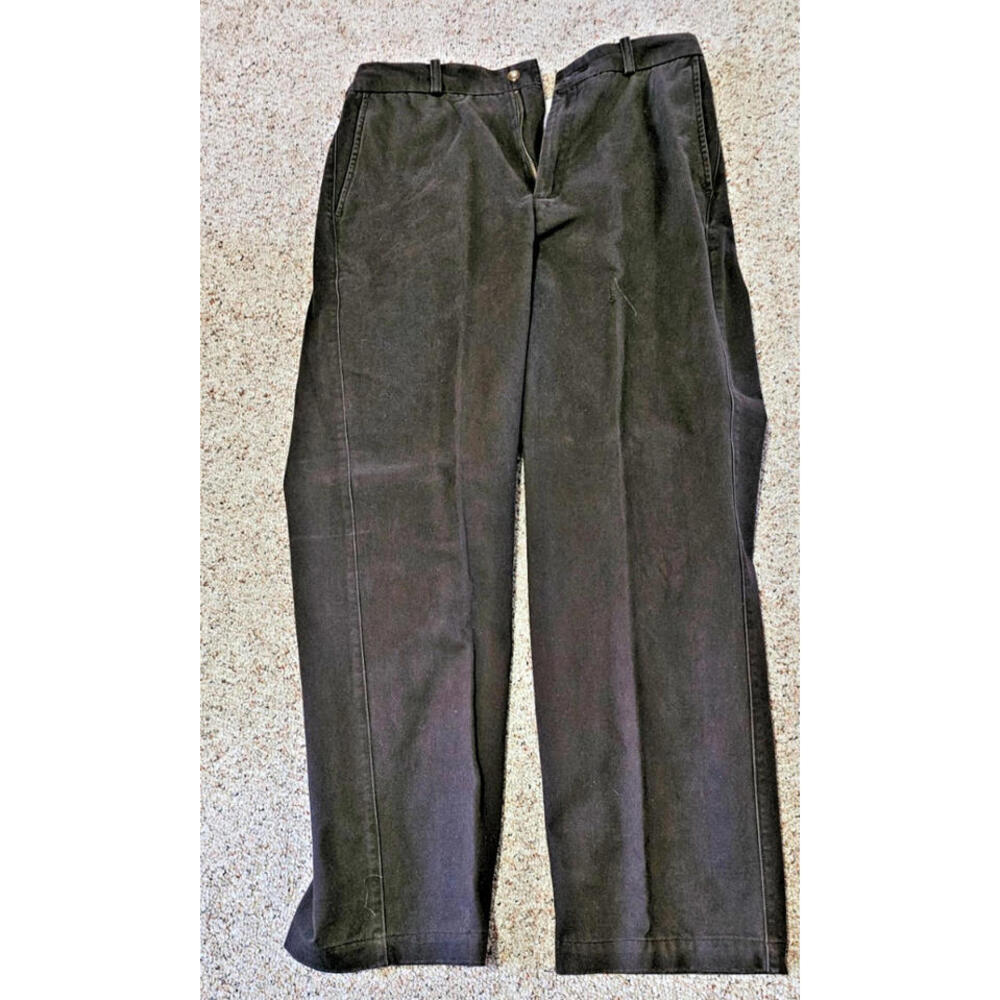 VTG Sonoma   jeans  Life + style men's Dark brown chino pants wide leg 32 x 32
